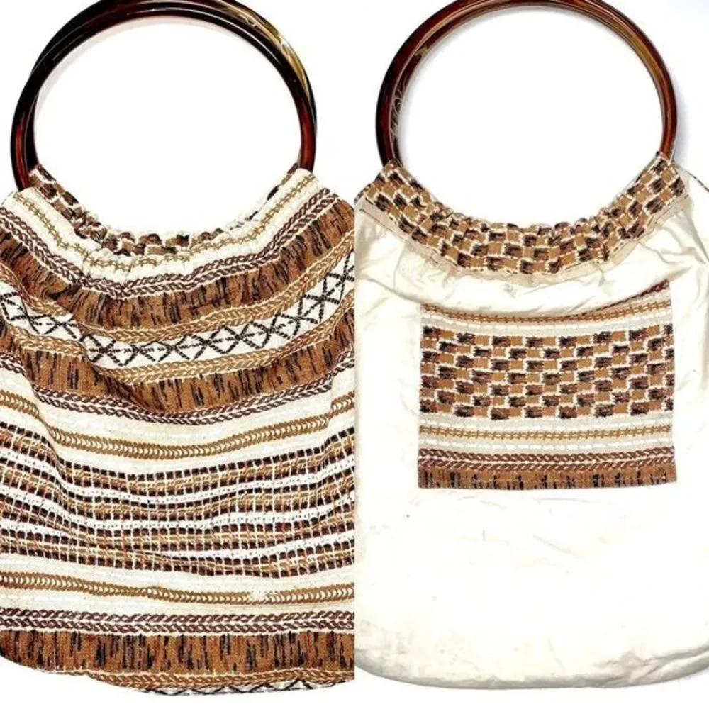 reversible handmade boho bag